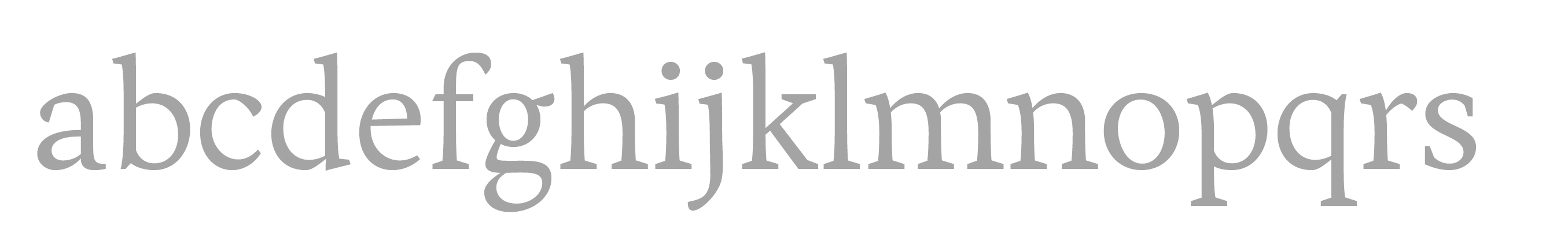 Colvert Latin typeface